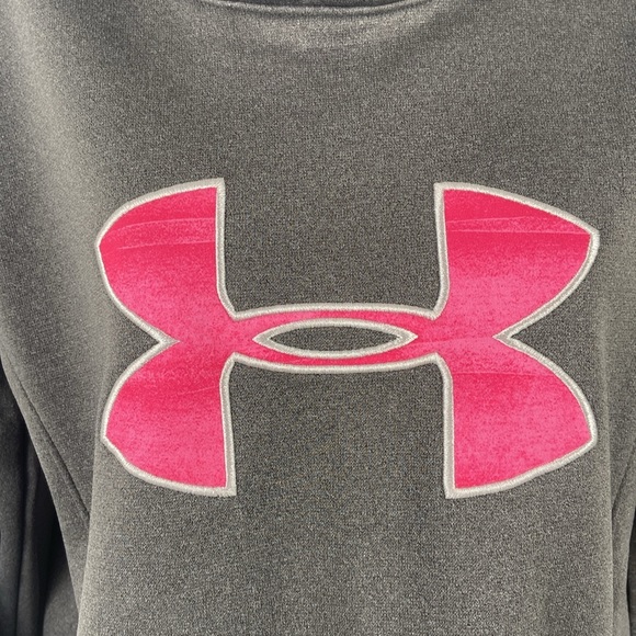 ✨3/$25✨ Under Armour Pink and Gray Hoodie - S - Picture 5 of 7